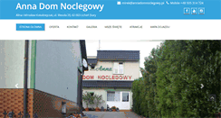 Desktop Screenshot of annadomnoclegowy.pl